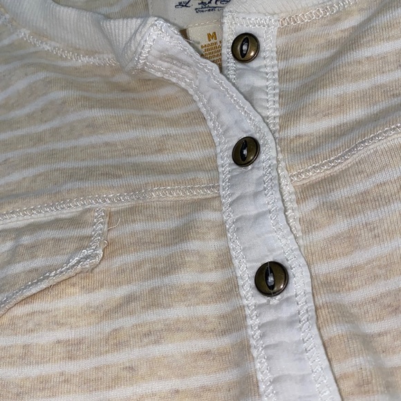 (🐚) RALPH LAUREN : Beachside, Casual Button-Up Tee. (M) - Picture 3 of 5
